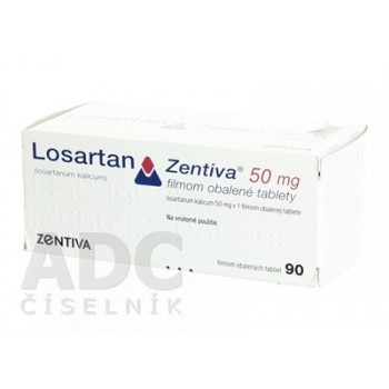Лозартан Zentiva 50 мг, 90 таблеток